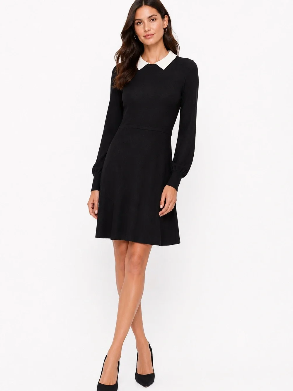 jersey knit dress pattern Kiara Knit Dress – PDF Sewing Pattern – Just Patterns main image 1